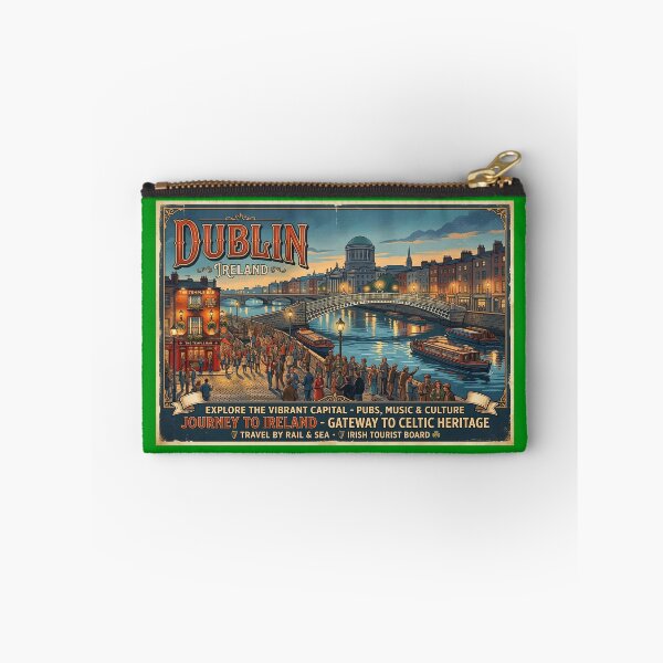 Item preview, Dublin Travel Poster designed and sold by ArtworkNorth.