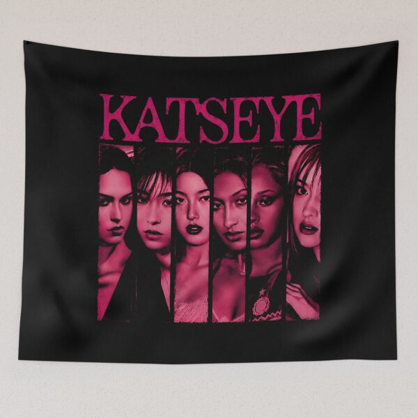 Item preview, Katseyes Member Fan Kpop Graphic Vintage Music Fan designed and sold by TimelessRetroCo.