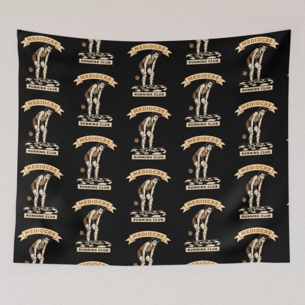 Item preview, Mediocre Running Club Funny Running Joke Vintage Runner designed and sold by Redgiant87x.