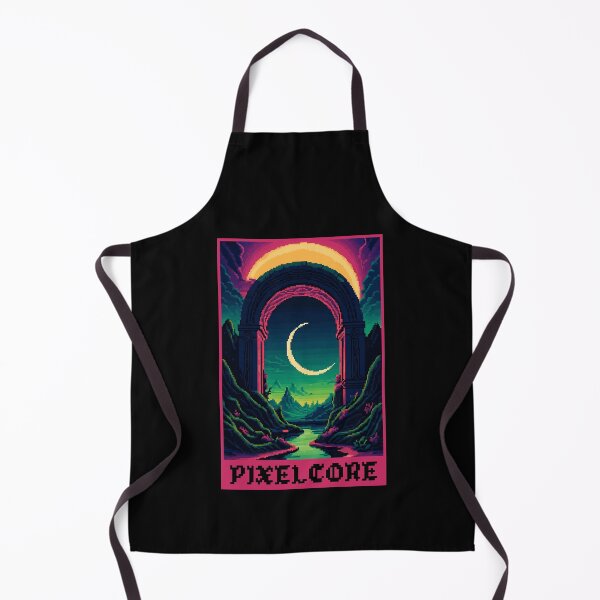 Item preview, Vaporwave Portal on a Alien Planet Pixel Art {PIXELCORE} designed and sold by PIXELCORE-TEE.