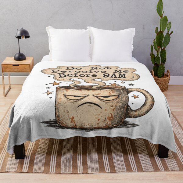 Item preview, Grumpy Coffee Cup, Do Not Disturb Morning designed and sold by CleanLine Studio.
