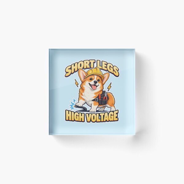Item preview, Short Legs High Voltage – Funny Corgi Electrician designed and sold by Jaani-T.