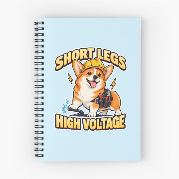 Item preview, Short Legs High Voltage – Funny Corgi Electrician designed and sold by Jaani-T.
