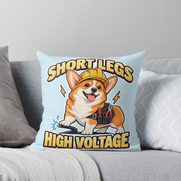 Item preview, Short Legs High Voltage – Funny Corgi Electrician designed and sold by Jaani-T.