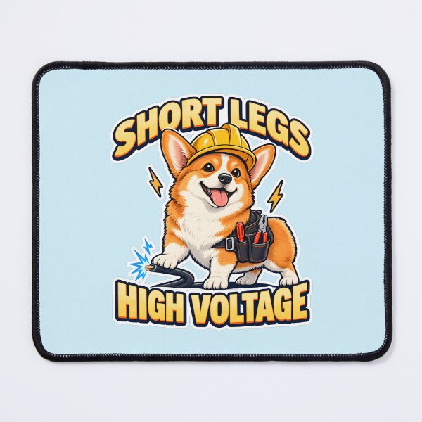 Item preview, Short Legs High Voltage – Funny Corgi Electrician designed and sold by Jaani-T.