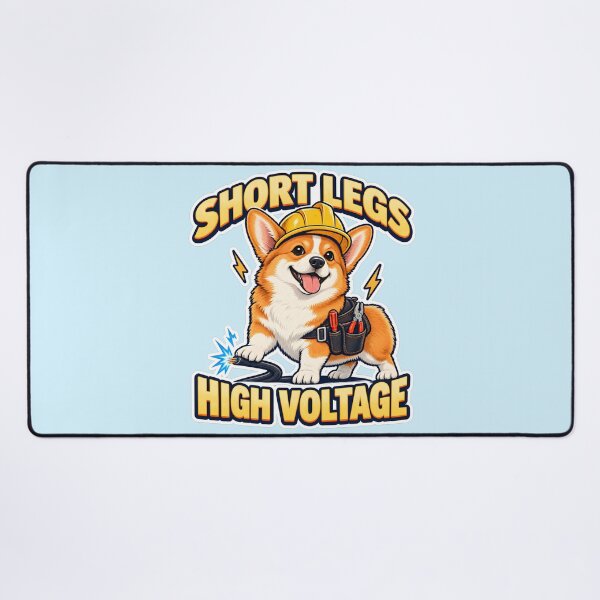 Item preview, Short Legs High Voltage – Funny Corgi Electrician designed and sold by Jaani-T.