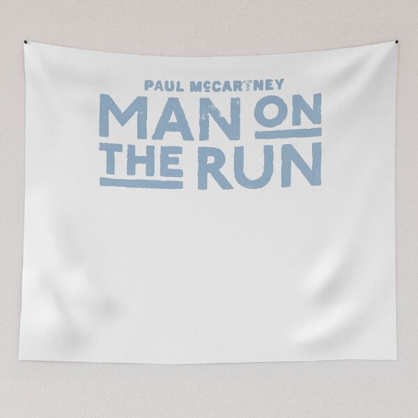 Item preview, Official Paul McCartney Man On The Run Text  Art designed and sold by JonathonWinter.