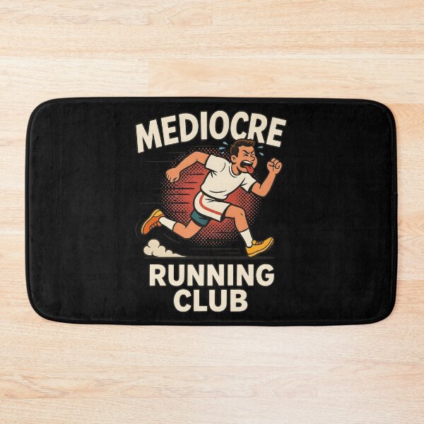 Item preview, Mediocre Running Club Retro Runner Funny Jogging Humor designed and sold by Redgiant87x.