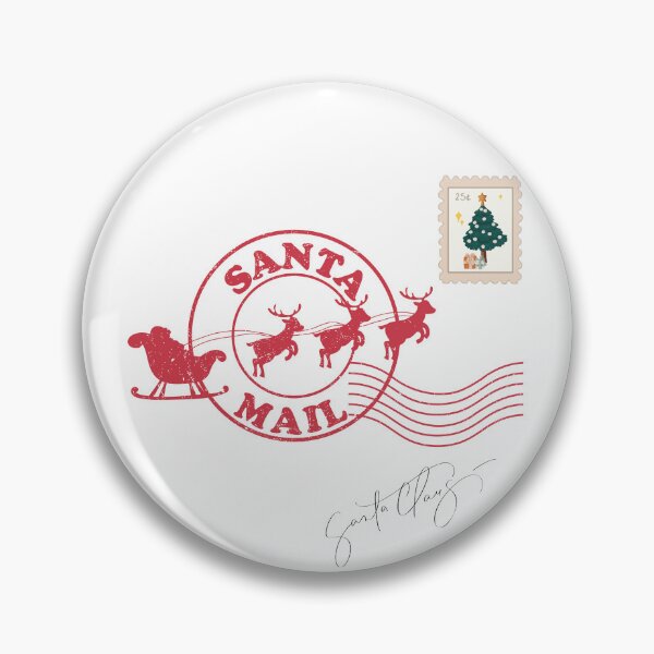 Item preview, Santa Express Christmas Mail – Vintage North Pole Sleigh & Reindeer designed and sold by AaryaGraphics.