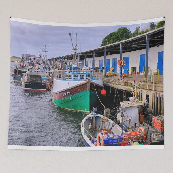 Item preview, North Shields Fish Quay: Autumn Sunshine designed and sold by Violaman.