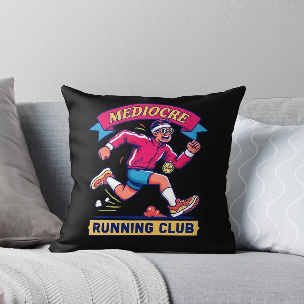 Item preview, Mediocre Running Club Funny Running Retro Athletic designed and sold by Redgiant87x.