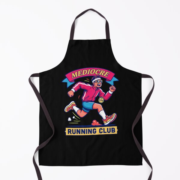 Item preview, Mediocre Running Club Funny Running Retro Athletic designed and sold by Redgiant87x.