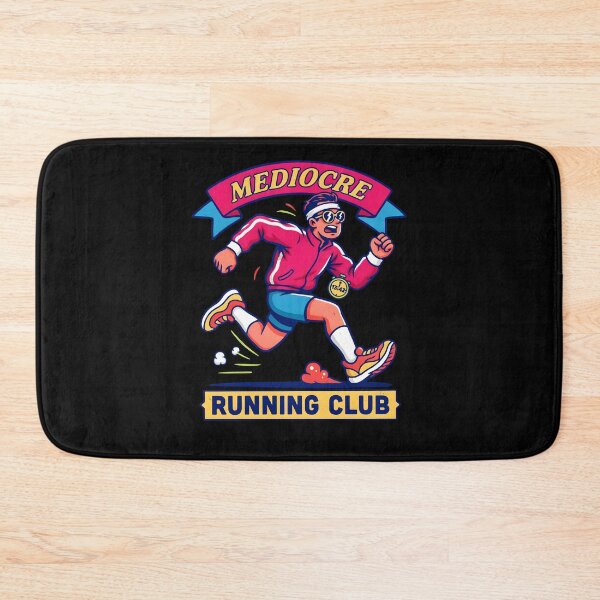 Item preview, Mediocre Running Club Funny Running Retro Athletic designed and sold by Redgiant87x.