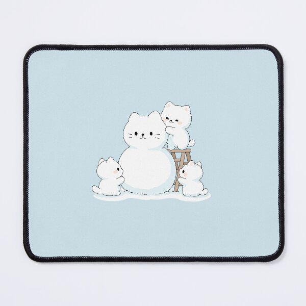 Item preview, Three Cute Kittens Building a Cat Snowman designed and sold by DesgnsxGifts.
