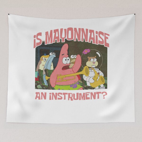 Item preview, Spongebobs Mayonnaise an Instrument Patrick Funny Cartoon Kids Art designed and sold by JonathonWinter.