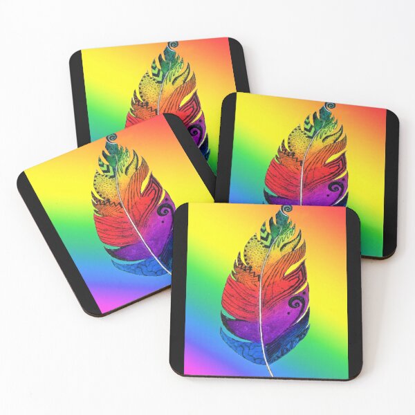 Item preview, Rainbow Pride Feather designed and sold by JeysArtDesign.