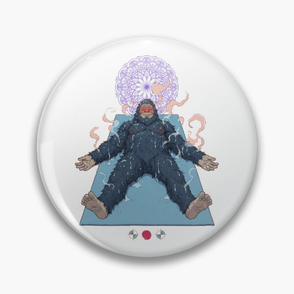 Item preview, Hot Yoga Final Savasana – Funny Sasquatch Relaxation Design designed and sold by Whimsy Trail Co.