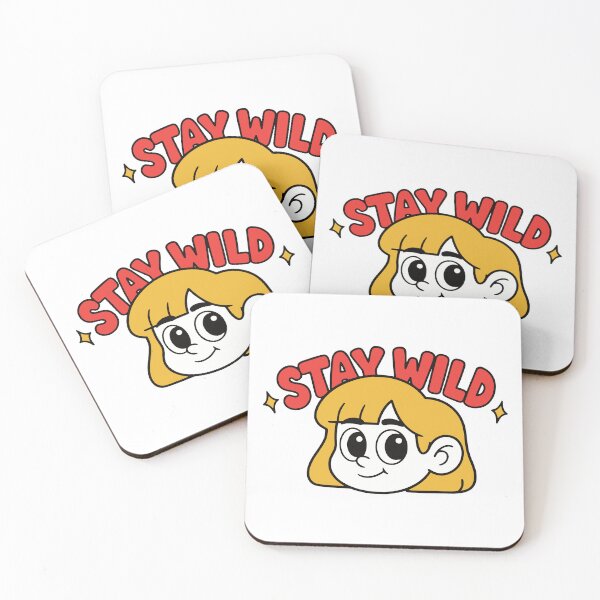 Item preview, Stay Wild Cute Retro Cartoon Girl Design designed and sold by TipTop GFX.