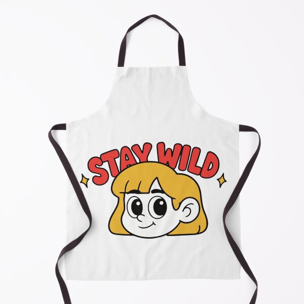 Item preview, Stay Wild Cute Retro Cartoon Girl Design designed and sold by TipTop GFX.