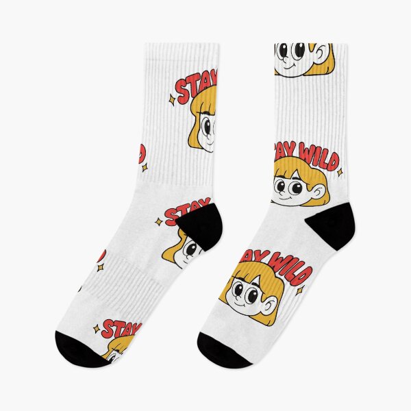 Item preview, Stay Wild Cute Retro Cartoon Girl Design designed and sold by TipTop GFX.