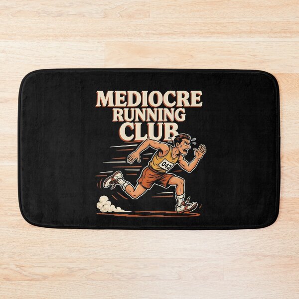 Item preview, Mediocre Running Club Retro Runner Running Humor designed and sold by Redgiant87x.