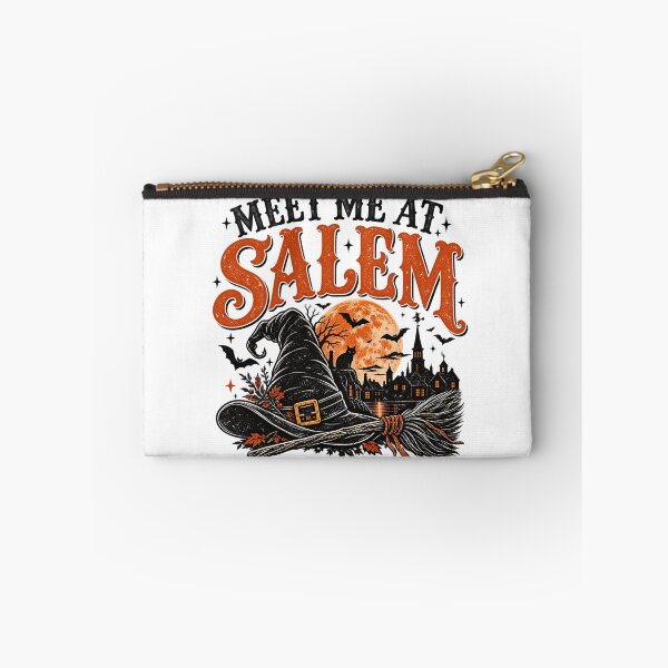 Item preview, Meet Me At Salem Vintage Witch Hat Broomstick Full Moon Art designed and sold by DesignArtist.ia.