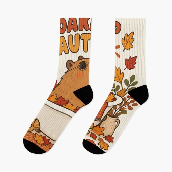 Item preview, Soaking Up Autumn Capybara designed and sold by SAS-Designer.