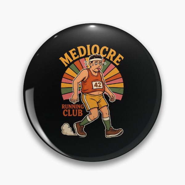 Item preview, Mediocre Running Club Funny Running Joke For Joggers designed and sold by Redgiant87x.