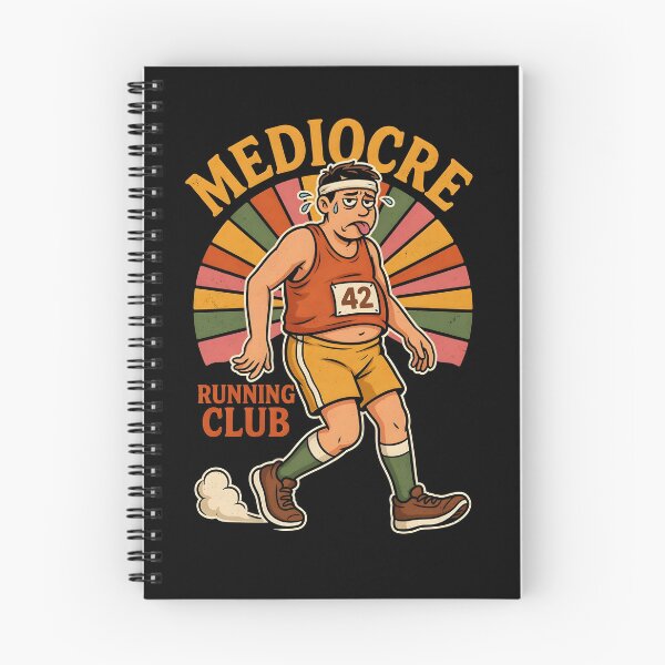 Item preview, Mediocre Running Club Funny Running Joke For Joggers designed and sold by Redgiant87x.