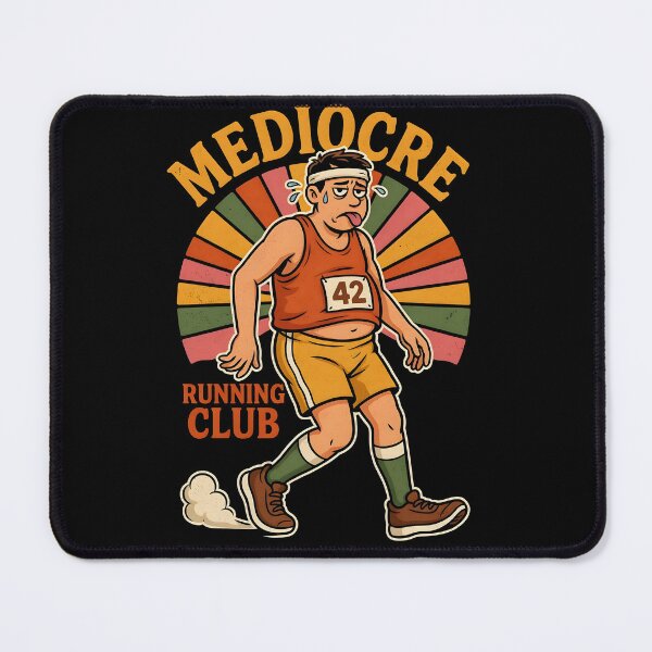 Item preview, Mediocre Running Club Funny Running Joke For Joggers designed and sold by Redgiant87x.