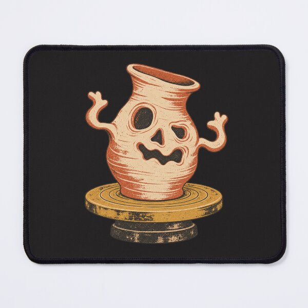 Item preview, Uncooperative Pottery Retro Halloween Ceramic Design designed and sold by Golden Era Studio.