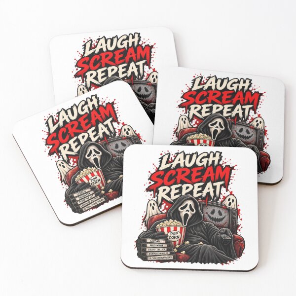 Item preview, Frightday Laugh Scream Repeat designed and sold by FrightDay.