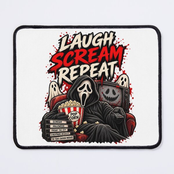 Item preview, Frightday Laugh Scream Repeat designed and sold by FrightDay.