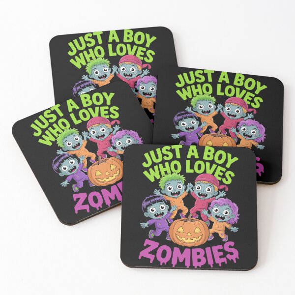 Item preview, Just a Boy Who Loves Zombies designed and sold by jkrphoto.