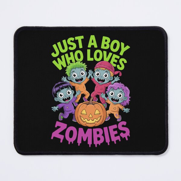 Item preview, Just a Boy Who Loves Zombies designed and sold by jkrphoto.