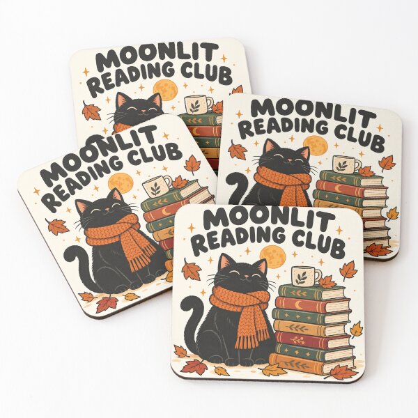 Item preview, Moonlit Reading Club designed and sold by SAS-Designer.