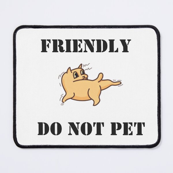 Item preview, Not friendly do not pet designed and sold by RiotGrrlGoods.