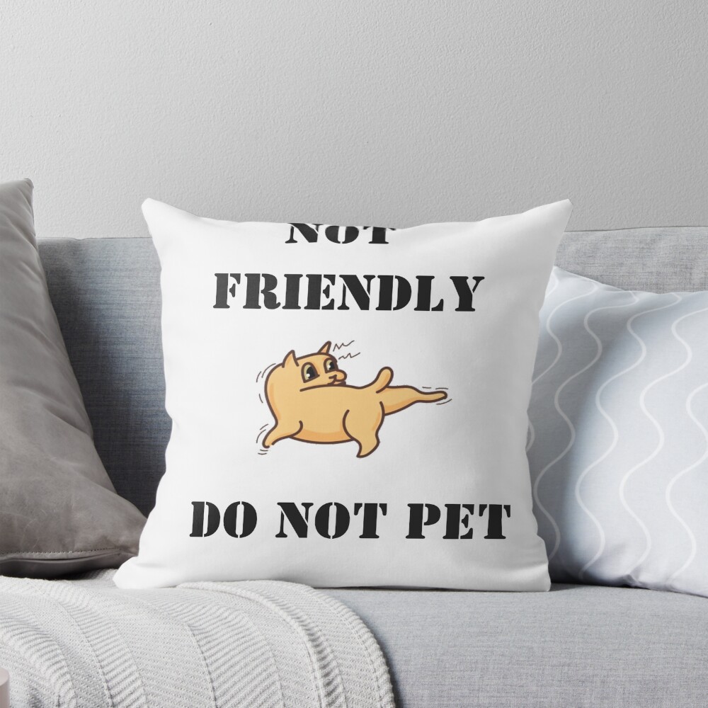Item preview, Throw Pillow designed and sold by RiotGrrlGoods.