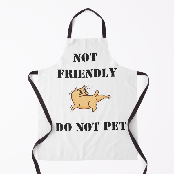 Item preview, Not friendly do not pet  designed and sold by RiotGrrlGoods.