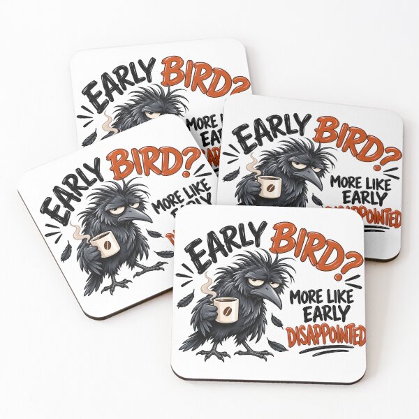 Item preview, Grumpy Crow Coffee – Early Morning Disappointment designed and sold by Spyshirt.
