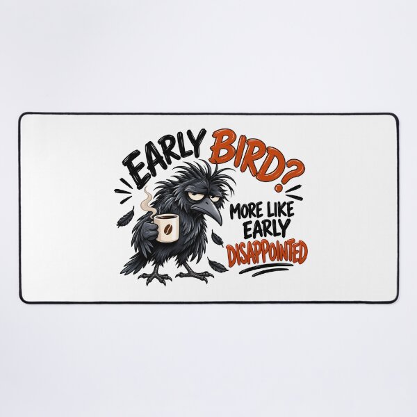 Item preview, Grumpy Crow Coffee – Early Morning Disappointment designed and sold by Spyshirt.