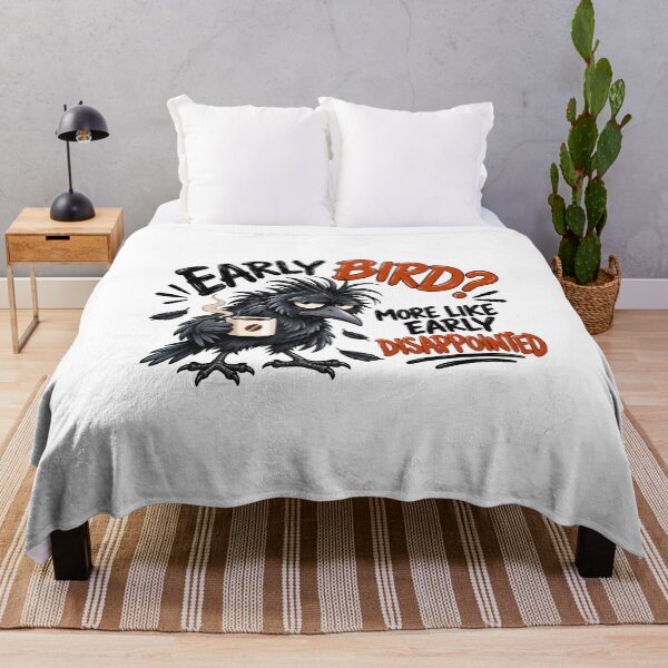 Item preview, Grumpy Crow Coffee – Early Morning Disappointment designed and sold by Spyshirt.