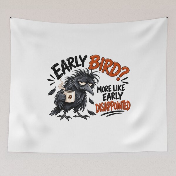 Item preview, Grumpy Crow Coffee – Early Morning Disappointment designed and sold by Spyshirt.