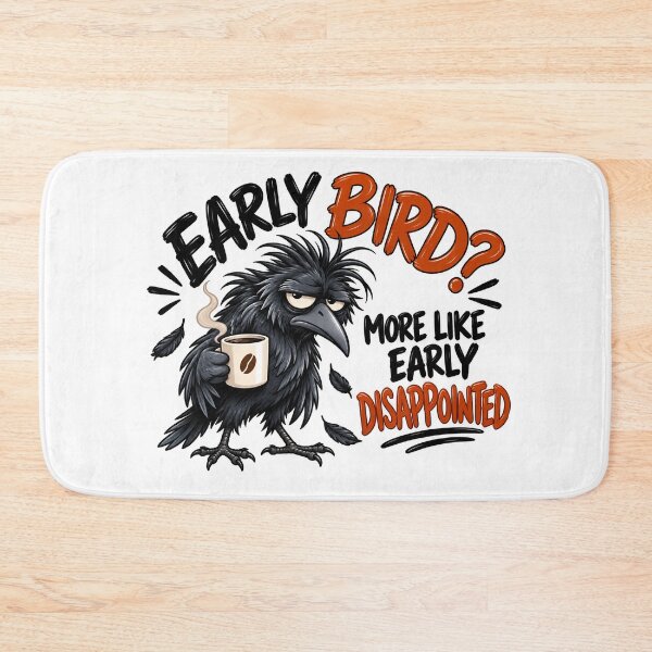 Item preview, Grumpy Crow Coffee – Early Morning Disappointment designed and sold by Spyshirt.