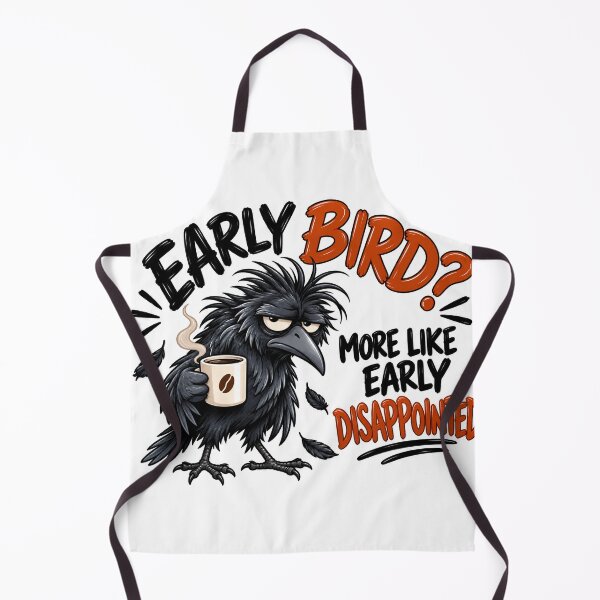 Item preview, Grumpy Crow Coffee – Early Morning Disappointment designed and sold by Spyshirt.