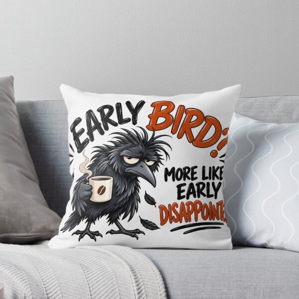 Item preview, Grumpy Crow Coffee – Early Morning Disappointment designed and sold by Spyshirt.
