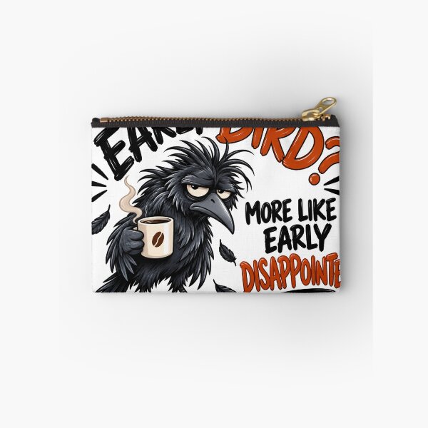 Item preview, Grumpy Crow Coffee – Early Morning Disappointment designed and sold by Spyshirt.
