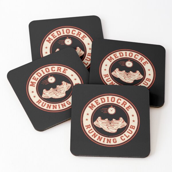 Item preview, Mediocre Running Club Retro Runner Funny Fitness Humor designed and sold by Redgiant87x.