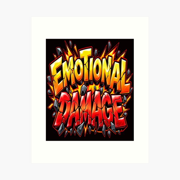 Item preview, Emotional damage ? ? designed and sold by Missaday.
