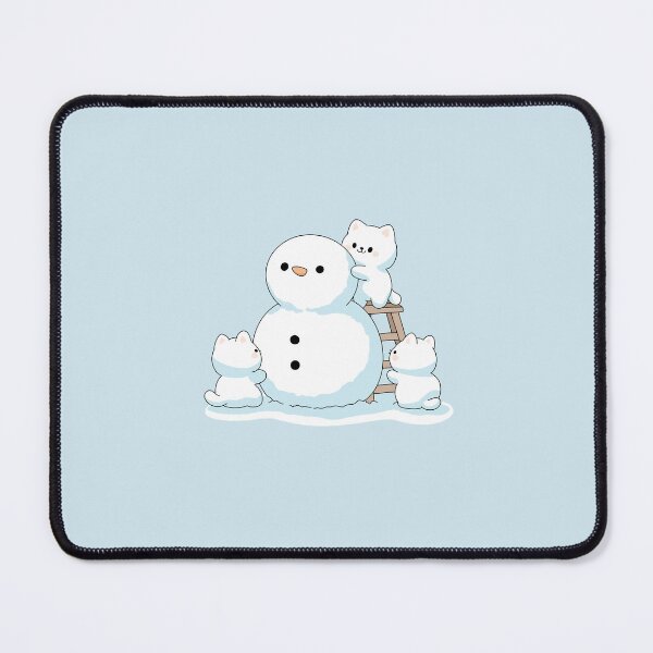 Item preview, Three Cute Kittens Building a Snowman designed and sold by DesgnsxGifts.